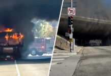 LA First Department Gives Report On School Bus Fire