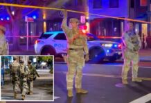 Guard Member Shot While Stopping DC Fight